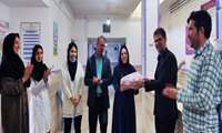 تجلیل از بانوی نمونه کارگر در مرکز جامع سلامت شهرآوا 