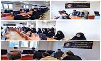 مراسم زیارت عاشورا در شبکه بهداشت و درمان شهرستان سملقان برگزار شد