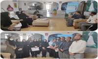 دیدار سرپرست مرکز بهداشت سملقان با مسئولان مرکز نگهداری سالمندان و تقدیر از کادر درمانی