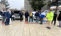 برگزاری مانور خودرویی جهت آمادگی بیشتر در زمستان