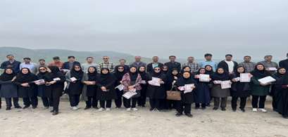 پیاده‌روی و تقدیر از همکاران به مناسبت هفته سلامت در شهرستان سملقان